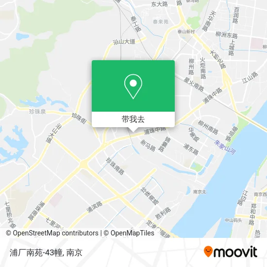 浦厂南苑-43幢地图