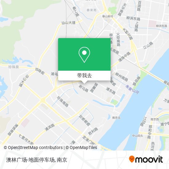 澳林广场-地面停车场地图