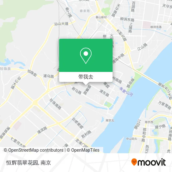 恒辉翡翠花园地图