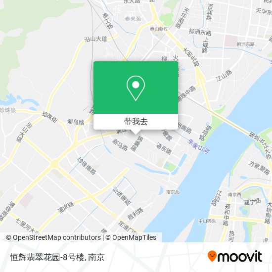 恒辉翡翠花园-8号楼地图