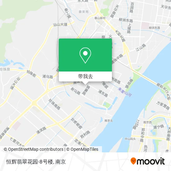 恒辉翡翠花园-8号楼地图