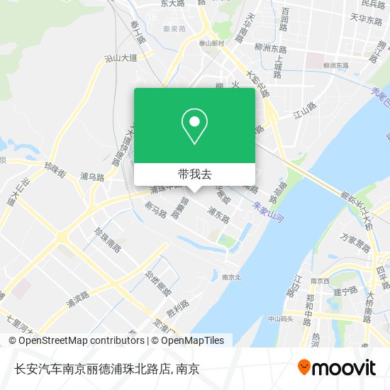 长安汽车南京丽德浦珠北路店地图