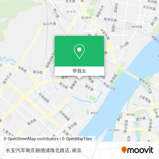 长安汽车南京丽德浦珠北路店地图
