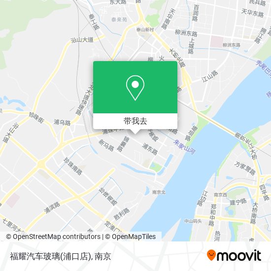 福耀汽车玻璃(浦口店)地图