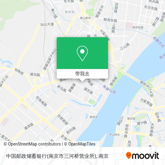 中国邮政储蓄银行(南京市三河桥营业所)地图