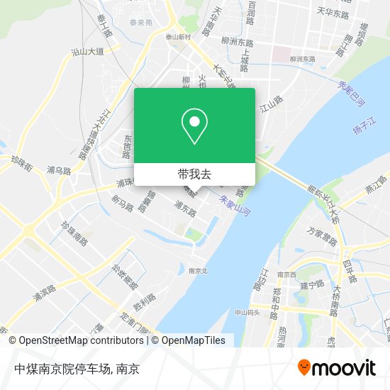 中煤南京院停车场地图