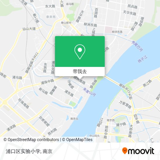浦口区实验小学地图