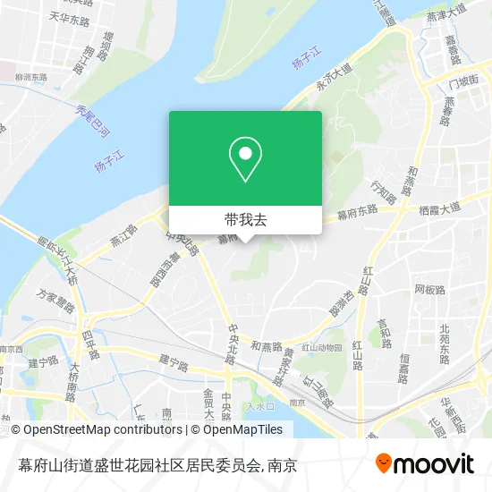 幕府山街道盛世花园社区居民委员会地图