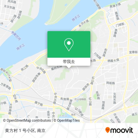 黄方村 1 号小区地图