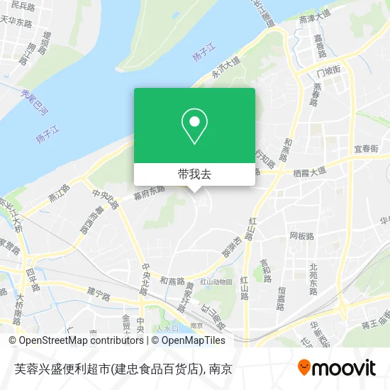 芙蓉兴盛便利超市(建忠食品百货店)地图