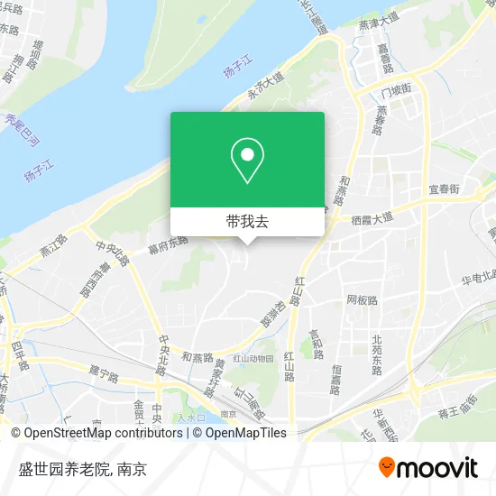 盛世园养老院地图