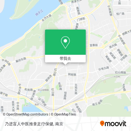 乃进盲人中医推拿足疗保健地图