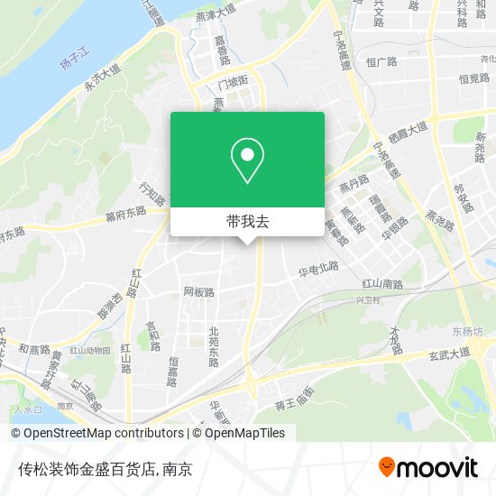 传松装饰金盛百货店地图