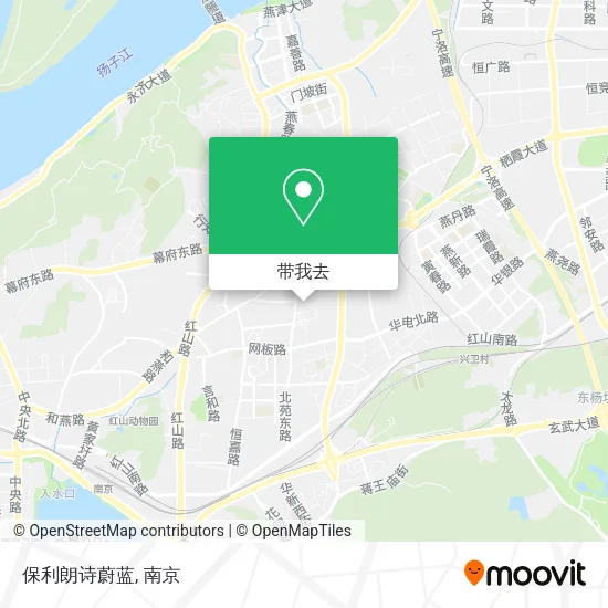 保利朗诗蔚蓝地图