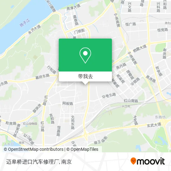 迈皋桥进口汽车修理厂地图