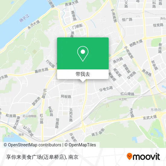 享你来美食广场(迈皋桥店)地图