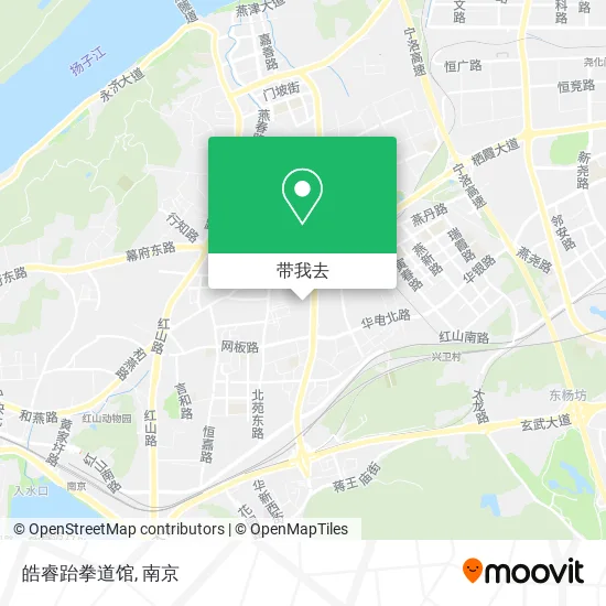 皓睿跆拳道馆地图