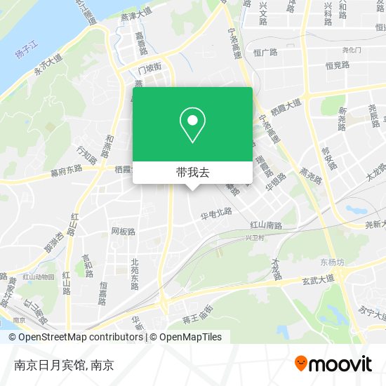 南京日月宾馆地图