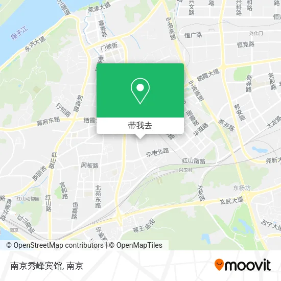 南京秀峰宾馆地图