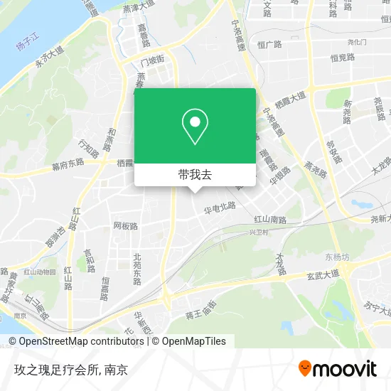 玫之瑰足疗会所地图