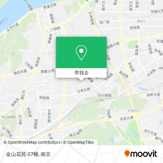 金山花苑-27幢地图