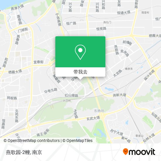 燕歌园-2幢地图