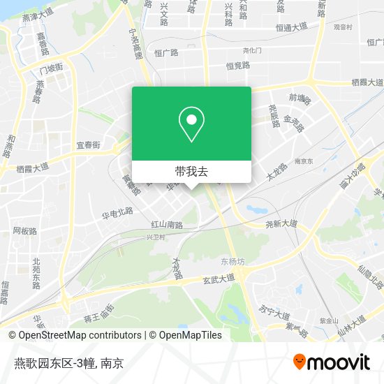 燕歌园东区-3幢地图