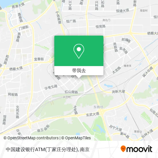 中国建设银行ATM(丁家庄分理处)地图