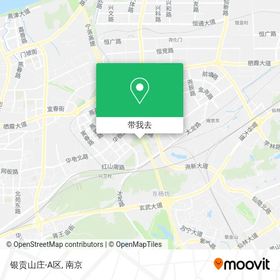 银贡山庄-A区地图
