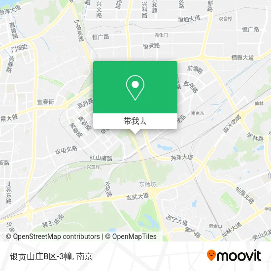 银贡山庄B区-3幢地图