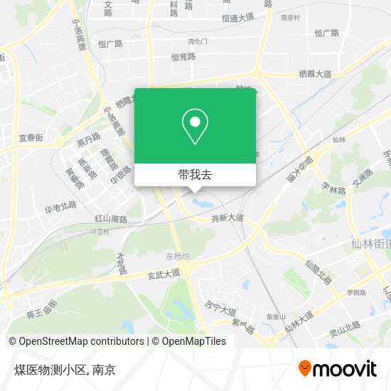 煤医物测小区地图