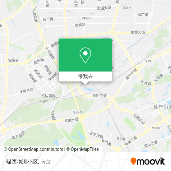 煤医物测小区地图