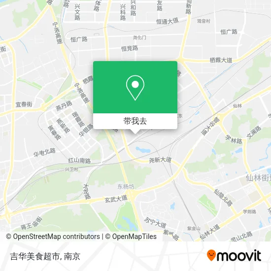 吉华美食超市地图
