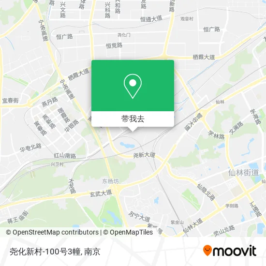 尧化新村-100号3幢地图