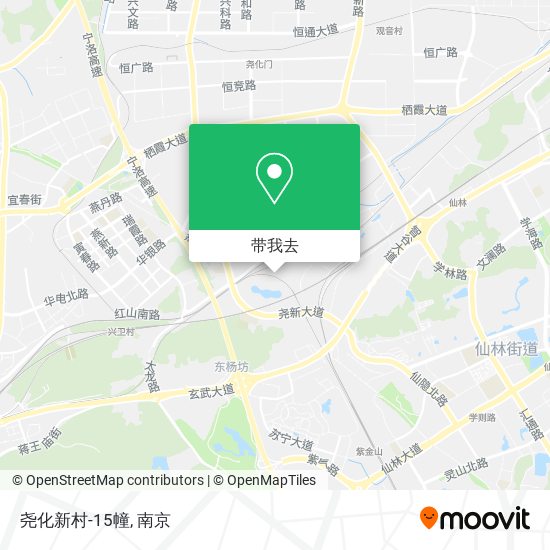 尧化新村-15幢地图