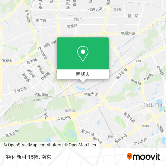 尧化新村-15幢地图