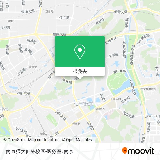 南京师大仙林校区-医务室地图