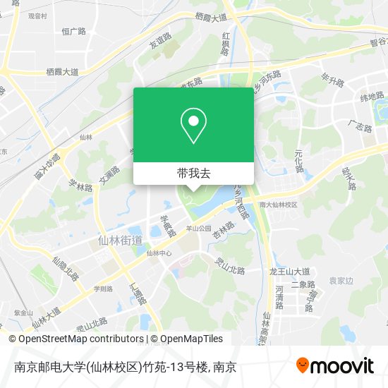 南京邮电大学(仙林校区)竹苑-13号楼地图