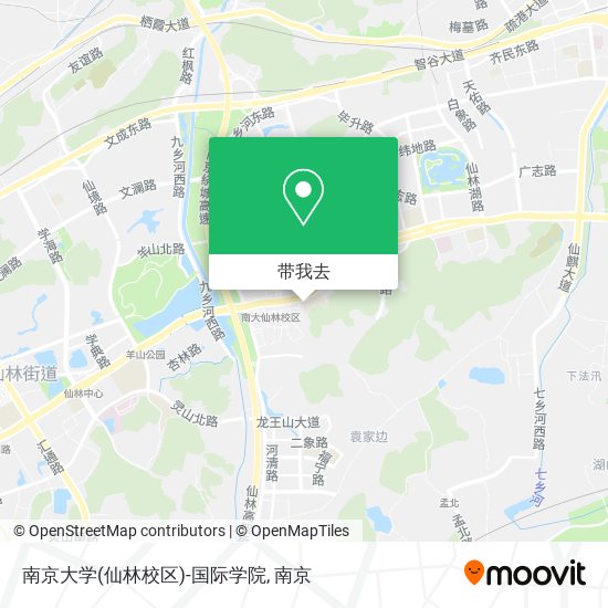 南京大学(仙林校区)-国际学院地图