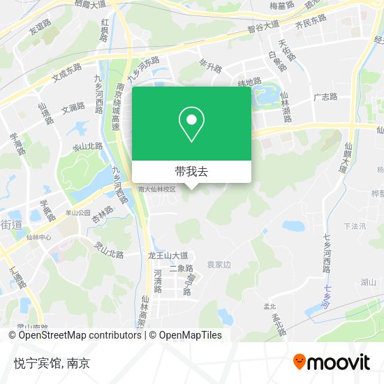 悦宁宾馆地图