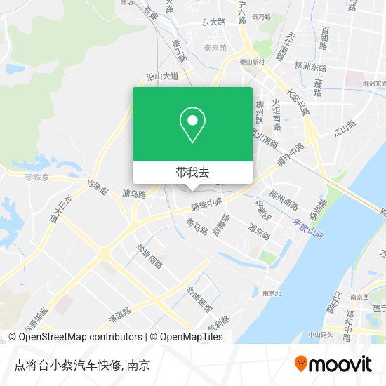 点将台小蔡汽车快修地图