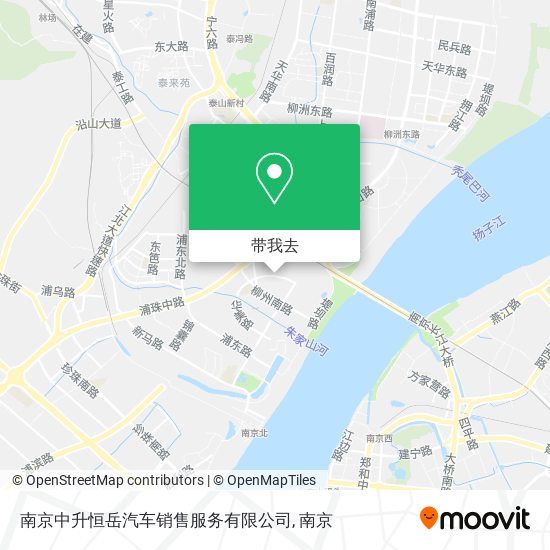 南京中升恒岳汽车销售服务有限公司地图