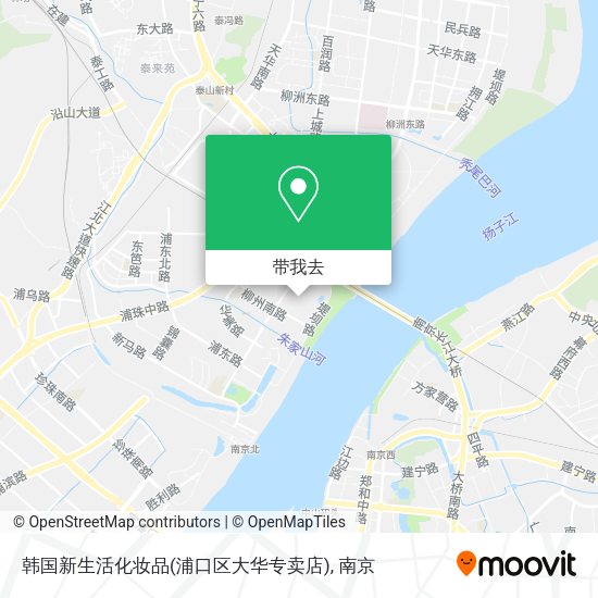 韩国新生活化妆品(浦口区大华专卖店)地图