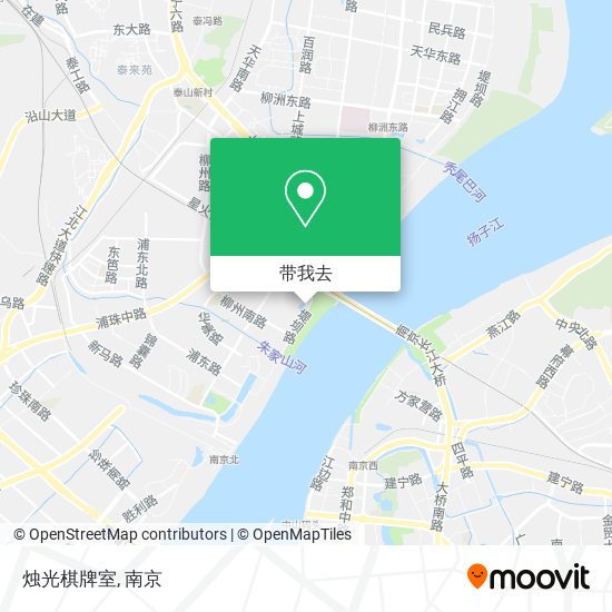 烛光棋牌室地图