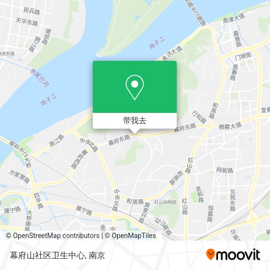 幕府山社区卫生中心地图