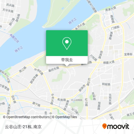 云谷山庄-21栋地图