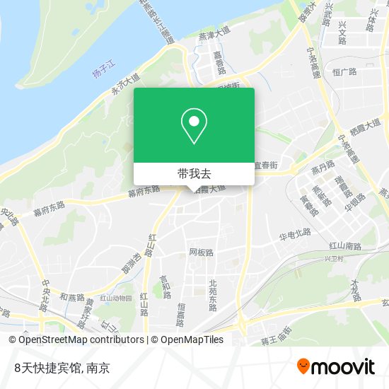 8天快捷宾馆地图