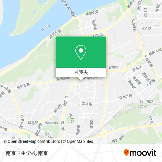 南京卫生学校地图
