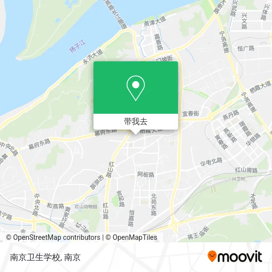 南京卫生学校地图