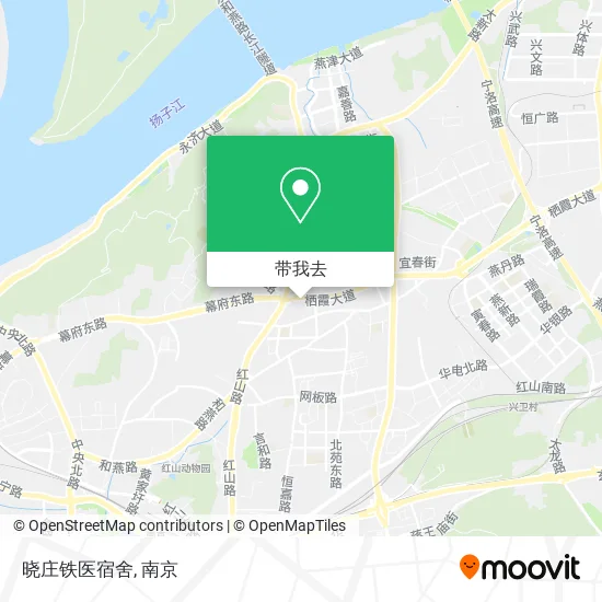 晓庄铁医宿舍地图